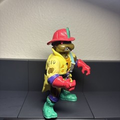 1991 Vintage TMNT Hose ‘Em Down Don Near Complete Figure Teenage Mutant Turtles