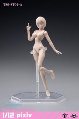 US Stock 86TOYS 1/12 T86-ST Flexible 6 inch Female Joint Action Figure Head Body