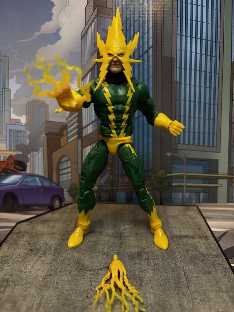 Marvel Legends ELECTRO Spider-man Retro 6” Action Figure Mint!