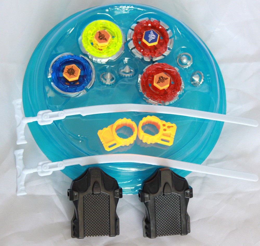 4D Metal Fusion Beyblade Battle Clash Tornado Speed Set With Stadium US Seller