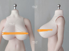 1/6 Female Breast Cover Big Huge Replacement Model For 12”PH TBL Figure Body