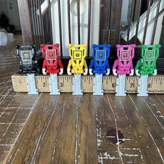 Power Rangers Super Megaforce Lost Galaxy Key Set Full Team w/ Magna Defender