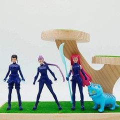 K-pop Demon Hunters Action Figure Toy Derpys Tiger Rumi Mira Zoey Sussy Figurine