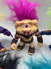 Lot of 7 Battle Trolls Loos Hasbro Assorted Characters EUC CLEAN Vintage 1992