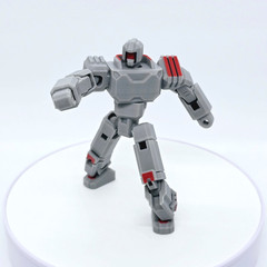 Commander | Robot Mech Action Figure | 3D Printed Humanoid Articulated Toy