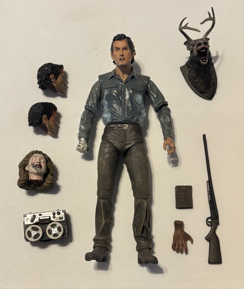 NECA Evil Dead 2 30th Anniversary – Hero Ash From 2 Pack 7” Loose Figure