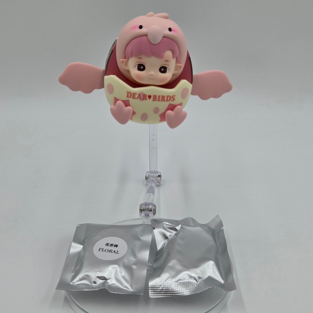 Pop Mart Dear Birds Car Fragrance HACIPUPU Scented Air Freshener Vent Clip HACI