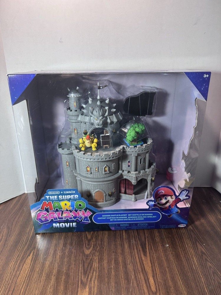 The Super Mario Galaxy Movie Bowser Castle Playset – New In Box Tiny Bowser Mini