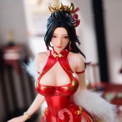 Anime Figure Inspired Mai Shiranui Red Dress PVC Statue 40cm 1/4 Scale Model NEW