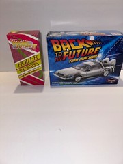 Back to the Future Time Machine NIB and Back to Future II Hover Board NIB