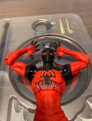 USA！ Mess Toys Symbiote Spider-Man 1/12 Action Figure Red Suit Spide Model Gifts