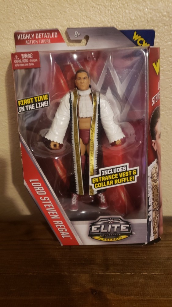 2016 WWF WWE Mattel Lord Steven William Regal Elite Wrestling Figure WCW Read!