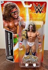 WWE Ultimate Warrior Champions Winged Eagle Title Figure 2014 K-Mart New