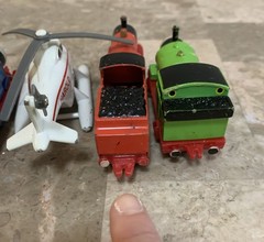 Vintage ERTL Thomas the Tank Engine Diecast Train Lot of 7 80s 90s Harold Gordon