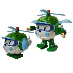 6Pcs Robocar Poli Transformation Toys – Amber Roy Helly Action Figure Car Set
