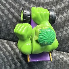 Vintage Maisto Marvel Hulk Hero Squad Toy Car 2003 Die Cast Metal Plastic