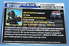 G.I. Joe 2011 STEEL BRIGADE (V3A) PORTUGUESE FILE CARDS (3) Cards 3.75″