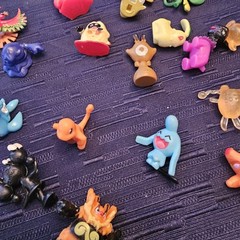Small Figures, Lot of 30, Most About 1-Inch In Length, Mostly Pokémon, See Pics