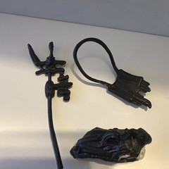 VINTAGE STAR WARS 1983 KENNER LOGRAY STAFF POUCH AND HAT LOT OF 3 ACCESSORIES
