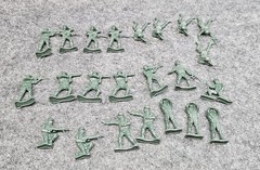 Blip Toys Battle Warriors Ninjas v Robots Army Men Miixed Lot Of Plastic Toys