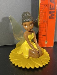 Disney Fairies Tinkerbell Lost Treasure Pixie Iridessa Yellow Cake Topper 3″