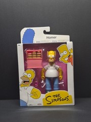 The Simpsons HOMER w/ Donut Box 5″ Action Figure Jakks Pacific New Sealed