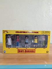 Bob’s Burgers Series #1 Collectible 5 Figure Pack PhatMojo 2015, NEW OPEN BOX
