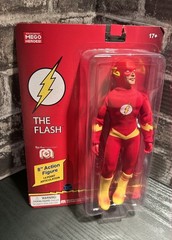 Mego DC The Flash 8in Action Figure Red/Yellow 14-Point Articulation