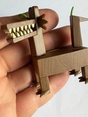 Kidrobot Amanda Visell Apocalypse Evil Poopicorn and Wood Dragon