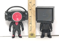Skibidi Toilet Collector Figures Series 1 Bonkers Toy lot Of 2