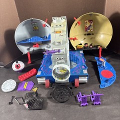 TECHNODROME PLAYSET 1990 PLAYMATES TMNT NINJA TURTLES NEAR COMPLETE VINTAGE
