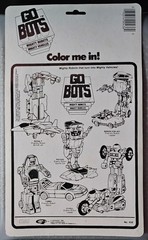 Vintage 1984 Gobots Lenticular Puffy Flicker Stickers & Album Cy-Kill Leader 1