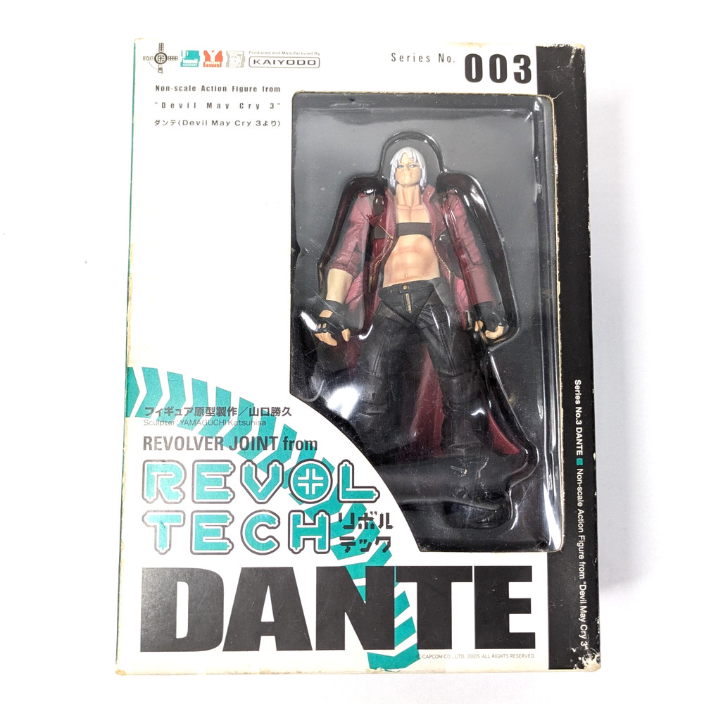 Revoltech Yamaguchi No.003 Dante Devil May Cry 3 Kaiyodo 2006 Figure Sold as-is.