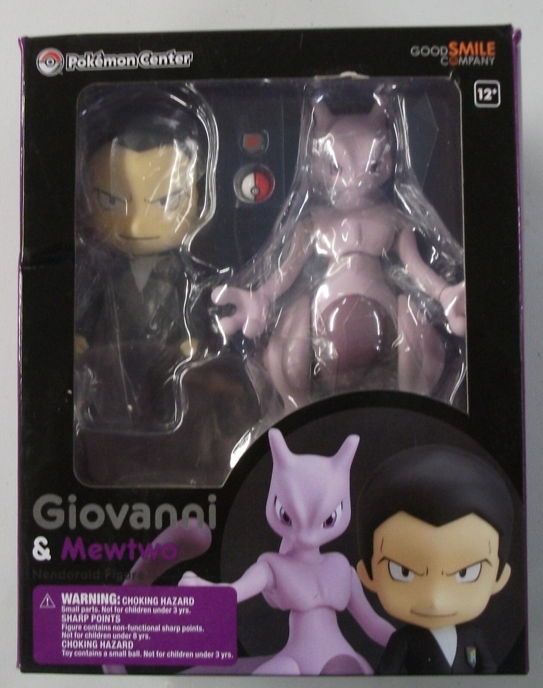 NEW Nendoroid Giovanni & Mewtwo English Pokemon Center Version