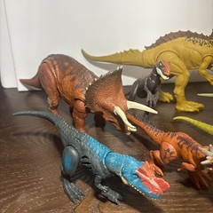 Jurrasic Park Toy Lot 13 Dinosaurs Suchomimus Triceratops Ankylosaurus And More