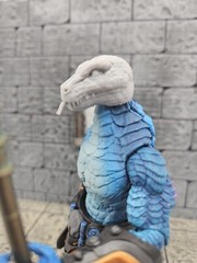 Custom 3d Printed Komodo Warrior 1.0 Headsculpt For Mythic Legions 1/12 figure