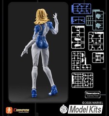 Blokees Champion Class Invisible Woman Marvel Rivals Model Kit Figure
