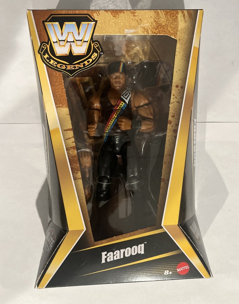 WWE ELITE COLLECTION LEGENDS SERIES 24 FAAROOQ CHASE VARIANT MATTEL 2024 NEW