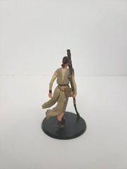 Star Wars Rey Figure Disney Store Cake Topper PVC. Broken Staff