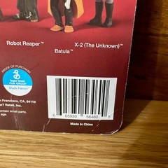 Super7 The Worst Black Falcon Original Brown & Red Color ReAction Figure Wave 1