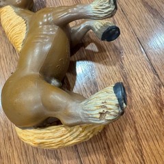 Schleich Horse Figurine Brown Draft Horse Stallion Toy 2001 Equine Figure Animal
