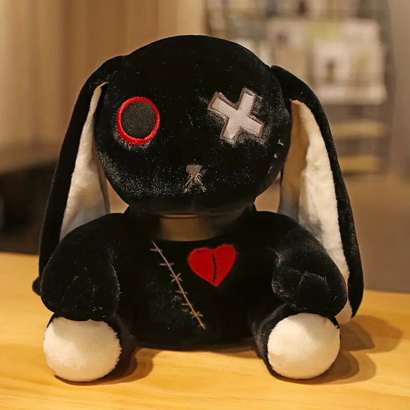 Goth Bunny Plush Black (25cm/9.84in) Christmas Gift