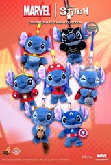 US SELLER – TOP TOY Disney Marvel Stitch Plush Keychain One Random Blind Box