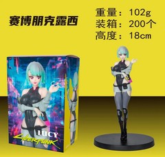 18CM Cyberpunk Edgerunners Lucy Figure Anime PVC Action Model Toy Gift