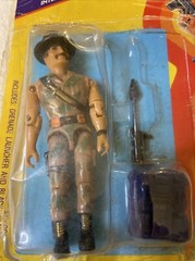 The Corps Croc Action Figure Grenade Launcher Bowie Knife 3.75″ GI Joe Like Vtg