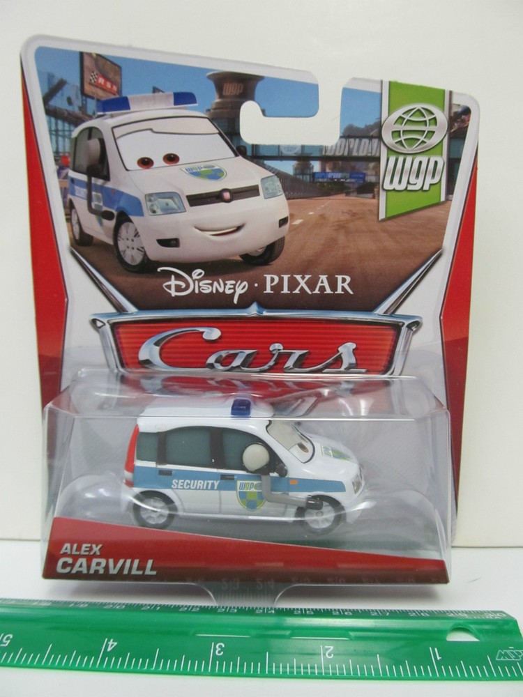 Disney PIXAR Cars World Grand Prix – WGP – ALEX CARVILL Die Cast Car – Ages 3+