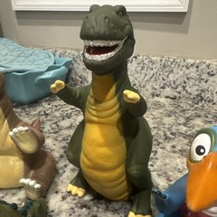 The Land Before Time Hand Puppets 1988 Pizza Hut Lot Of 4