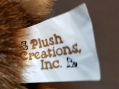 VTG AMERICAN BALD EAGLE PLUSH CRETIONS INC 1991 STUFFED ANIMAL WITH TUSH TAG