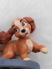 Disney PVC Figure Lady and The Tramp Dog Cake Topper Indonesia 1.5″ Toy Cute
