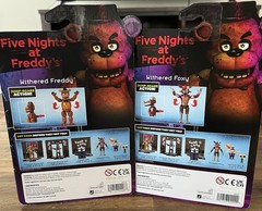 Jazwares Five Nights at Freddy’s LOT OF 2 Withered Foxy & Withered Freddy FNAF